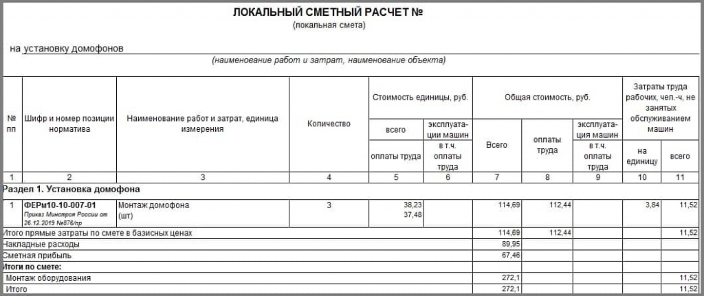 Установка металлических дверей расценка в смете